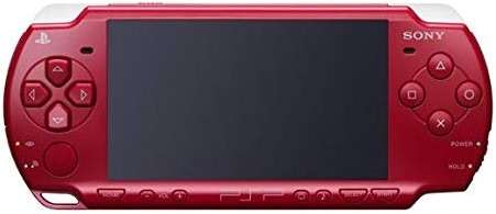 Sony Playstation Portable (PSP) 2000 Series Handheld Gaming Console System (Red) (Renewed) - Image 1