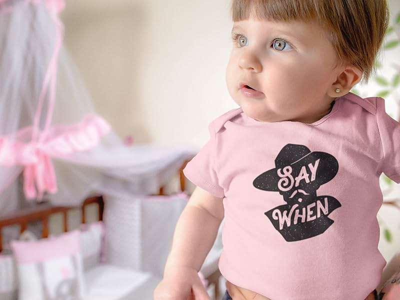 Pop Threads Say When Doc Holliday Western Quote Infant Baby Boy Girl Bodysuit - Image 6