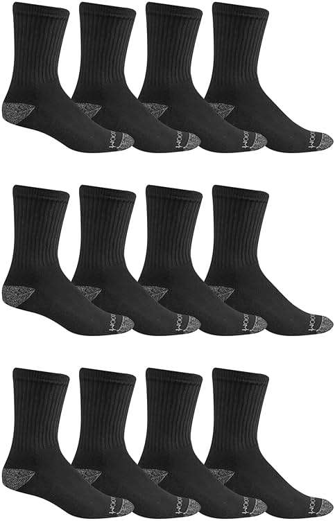 Fruit of the Loom Men's Dual Defense Crew Socks (12-Pack) - Image 1