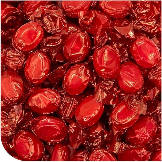 Cinnamon Candy - 2 Pound Bulk Pack - Cinnamon Hard Candy Individually Wrapped - Christmas Candies for Office Bowls & Sharing - Classic Spicy Sweet Holiday Treat - Product Image