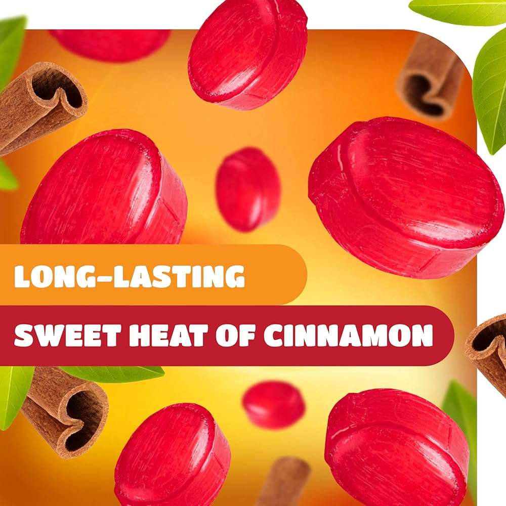 Cinnamon Candy - 2 Pound Bulk Pack - Cinnamon Hard Candy Individually Wrapped - Christmas Candies for Office Bowls & Sharing - Classic Spicy Sweet Holiday Treat - Image 6