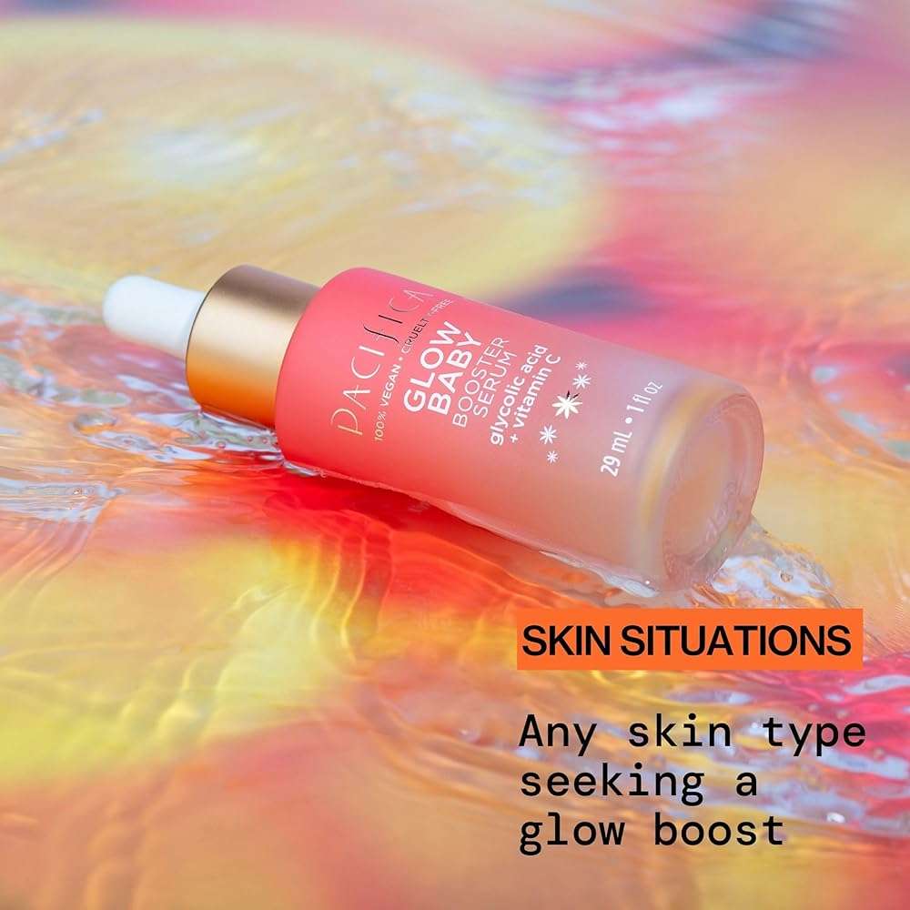 Pacifica Vitamin C Serum for Face – Glow Baby Brightening Facial Serum with Glycolic Acid – Vitamin C Booster Skin Care, Dark Spot Corrector, Vegan Skincare for Glowing Skin, Dermatologist Tested - Image 15