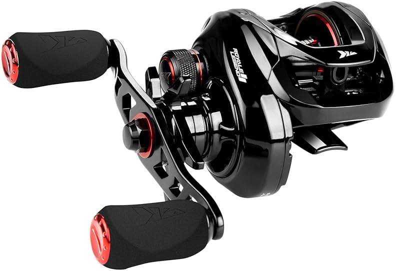 KastKing Royale Legend II Baitcasting Reels, New Compact Design Baitcaster Fishing Reel, 17.64LB Carbon Fiber Drag, Cross-Fire 8 Magnet Braking System, Available in 5.4:1 and 7.2:1 - Image 1