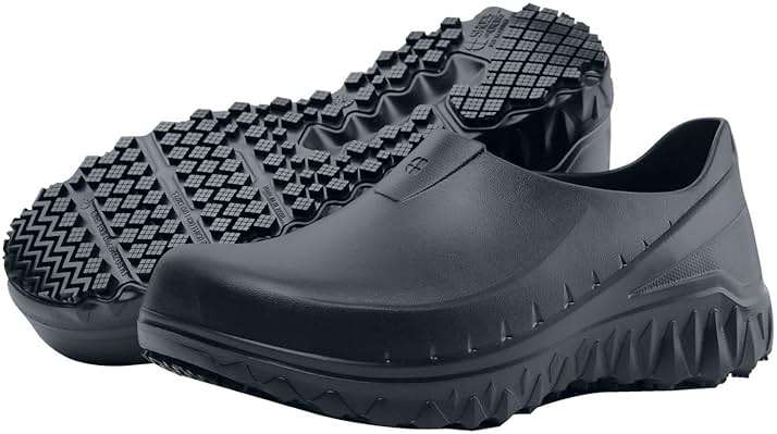 Shoes for Crews Unisex Slip-Resistant Work Clogs - Comfortable, Non-Slip Work Shoes for Men & Women in Food Service, Healthcare, Hospitality - Bloodstone - Image 1