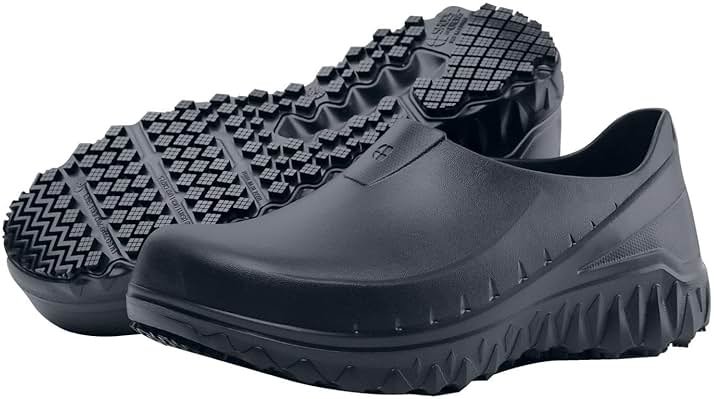 Shoes for Crews Unisex Slip-Resistant Work Clogs - Comfortable, Non-Slip Work Shoes for Men & Women in Food Service, Healthcare, Hospitality - Bloodstone - Product Image