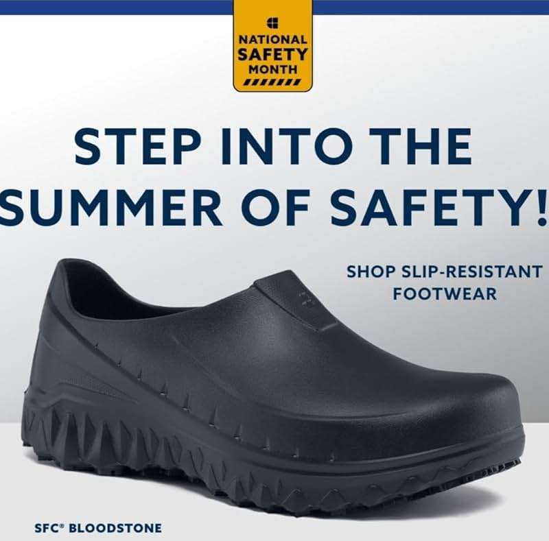 Shoes for Crews Unisex Slip-Resistant Work Clogs - Comfortable, Non-Slip Work Shoes for Men & Women in Food Service, Healthcare, Hospitality - Bloodstone - Image 7