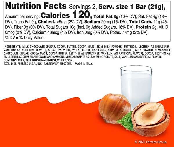 Kinder Bueno Milk Chocolate Bars with Hazelnut Filling, 30 Packs of 2, Bulk Chocolate Candy Bars for Game Day, Football Party Supplies, Snacks for Adults, 1.4 oz Per Pack - Image 7