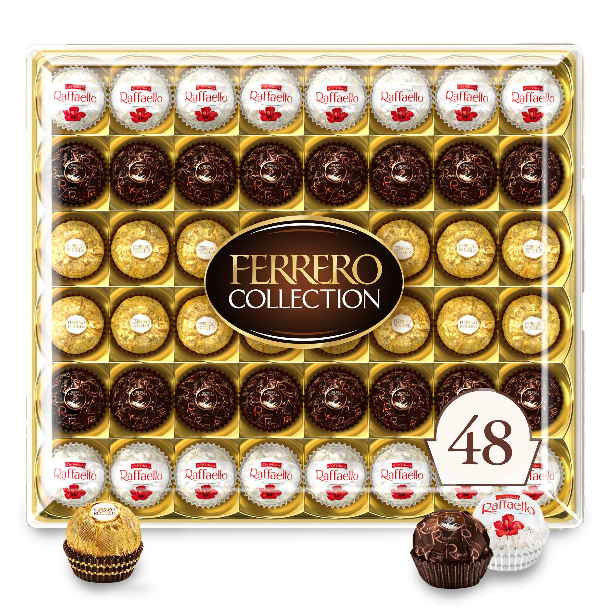 Ferrero Collection, Premium Assorted, Hazelnut, Dark Chocolate and Coconut, 48 Count Premium Treats, 6.1 oz by Ferrero Rocher - Shop at Bazar
