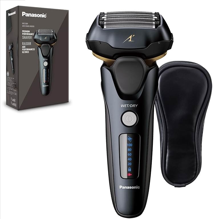 Panasonic ARC5 Electric Razor for Men with Pop-Up Trimmer, Wet/Dry 5-Blade Shaver, Men's Electric Razors for Shaving Face with Intelligent Shave Sensor and 16D Pivoting Head, ES-LV67-K (Black) - Product Image