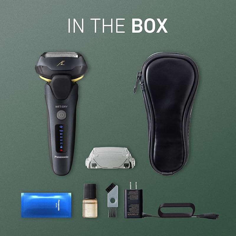 Panasonic ARC5 Electric Razor for Men with Pop-Up Trimmer, Wet/Dry 5-Blade Shaver, Men's Electric Razors for Shaving Face with Intelligent Shave Sensor and 16D Pivoting Head, ES-LV67-K (Black) - Image 10