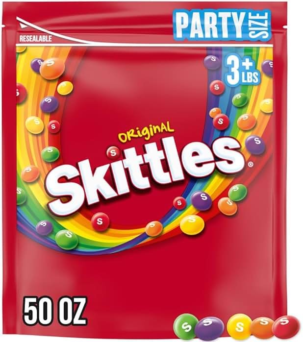 SKITTLES Original Fruity Candy 50-Ounce Party Size Pouch - Product Image