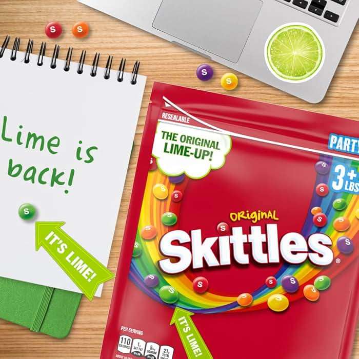 SKITTLES Original Fruity Candy 50-Ounce Party Size Pouch - Image 7