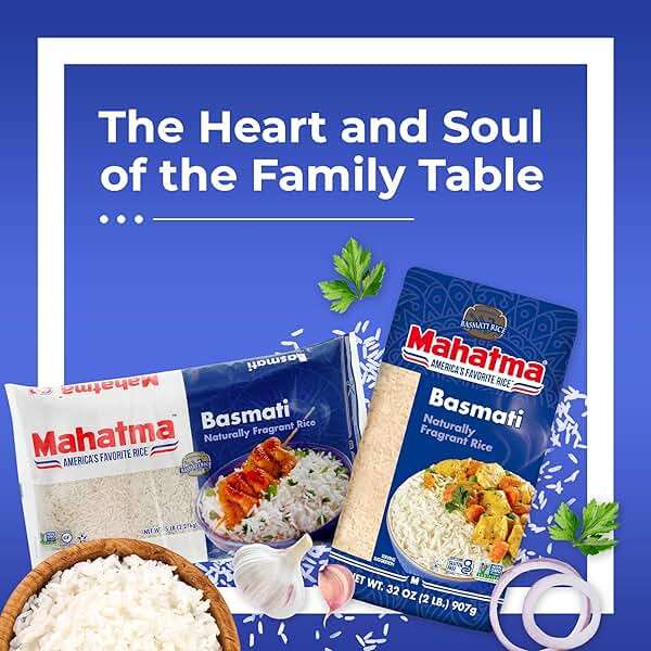 Mahatma Indian Basmati, 5lb Bag of Rice, Fluffy, Floral, and Nutty-Flavored Rice, Stovetop or Microwave - Image 7