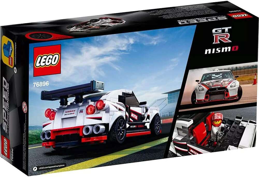 LEGO Speed Champions Nissan GT-R NISMO 76896 Toy Model Cars Building Kit Featuring Minifigure (298 Pieces) - Image 5
