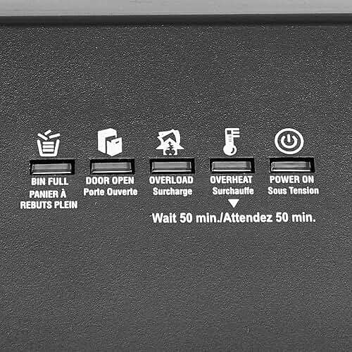 Amazon Basics 24 Sheet Cross Cut Paper, CD and Credit Card Home Office Shredder with Pullout Basket, Black - Image 4