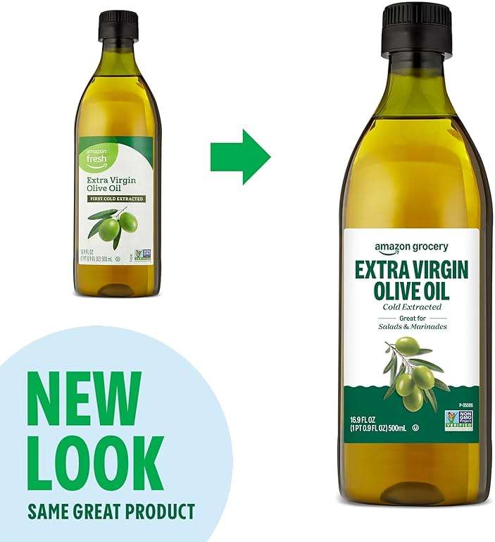 Amazon Grocery, Extra Virgin Olive Oil, 16.9 Fl Oz - Image 4