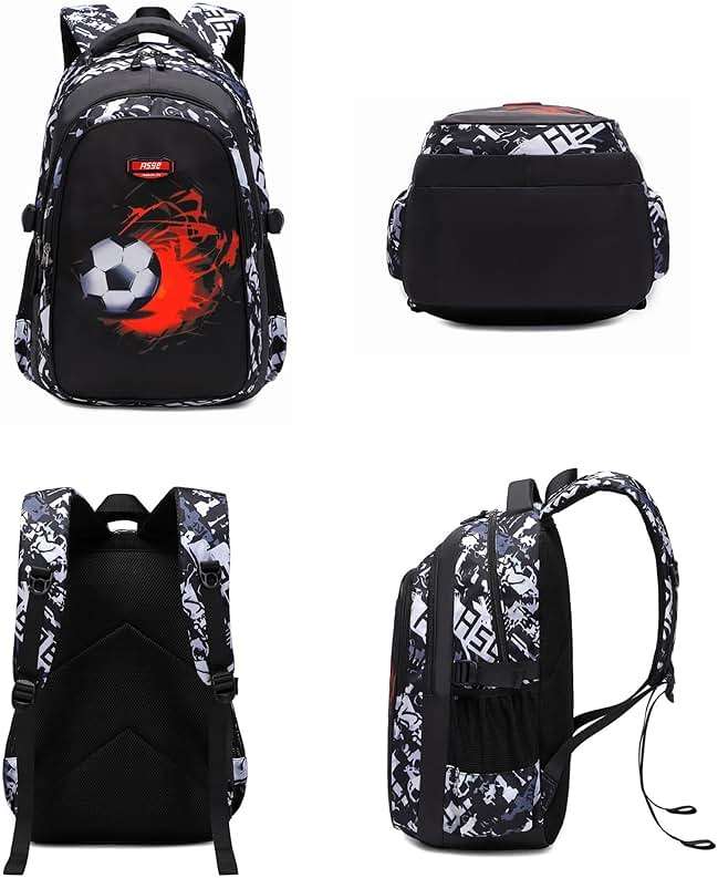 Asge Backpack for School Boys Backpacks for Kids Camo Bookbag for Middle School Bags Waterproof Travel Back Pack - Image 4