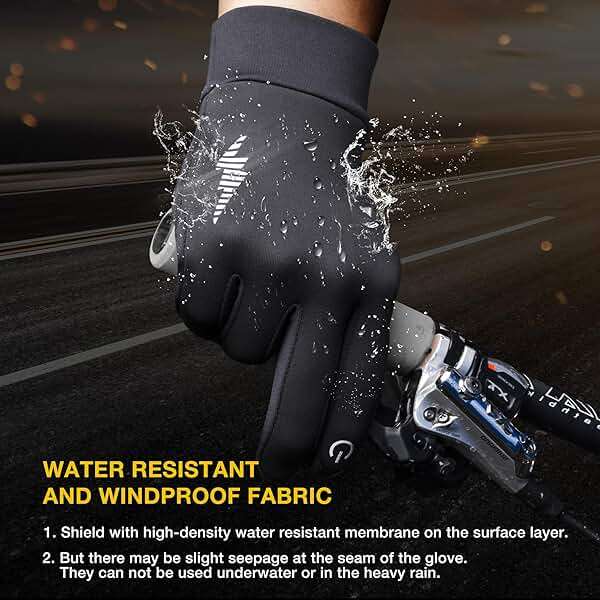 SIMARI Winter Gloves for Women Men - Cold Weather Thermal Touch Screen Ski Snow Glove Liners, Non-Slip Palm & Warm Fleece Lined, for Running Cycling Driving Hiking Walking Sports Outdoor Texting Work - Image 4
