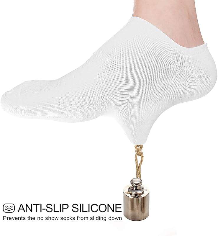 wernies No Show Socks Women Low Socks Non Slip Flat Boat Line 4/8 Pairs - Image 4
