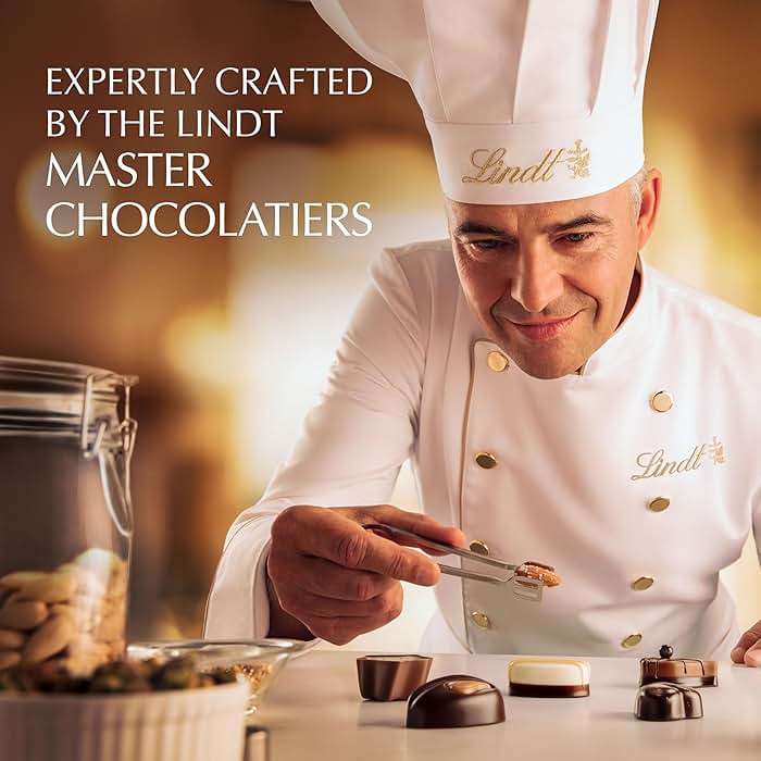 Lindt Mini Pralines, Assorted Chocolate Pralines with Premium Filling, Christmas Candy, 36 Count, 6.2 oz Box - Image 8