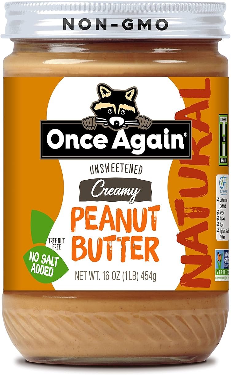 Once Again - Natural Old Fashioned Peanut Butter Crunchy No Salt - 16 oz. - Product Image