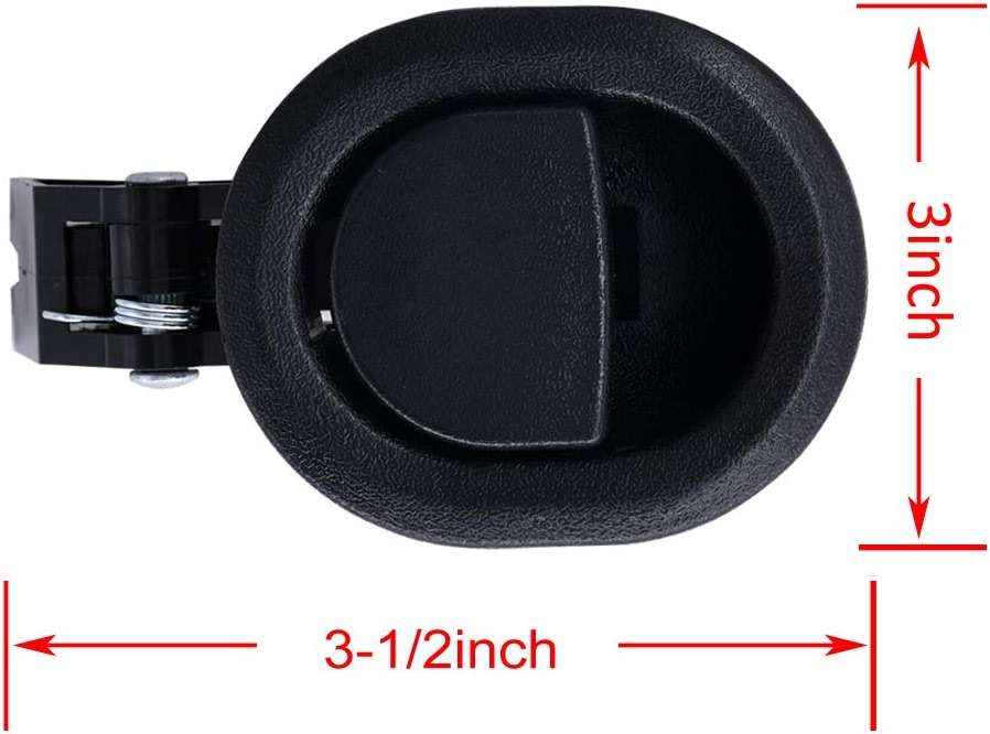 Universal Recliner Release Pull Handle, Oval Plastic Sofa Chair Replacement Parts Without Cable Fits 3mm - Image 2
