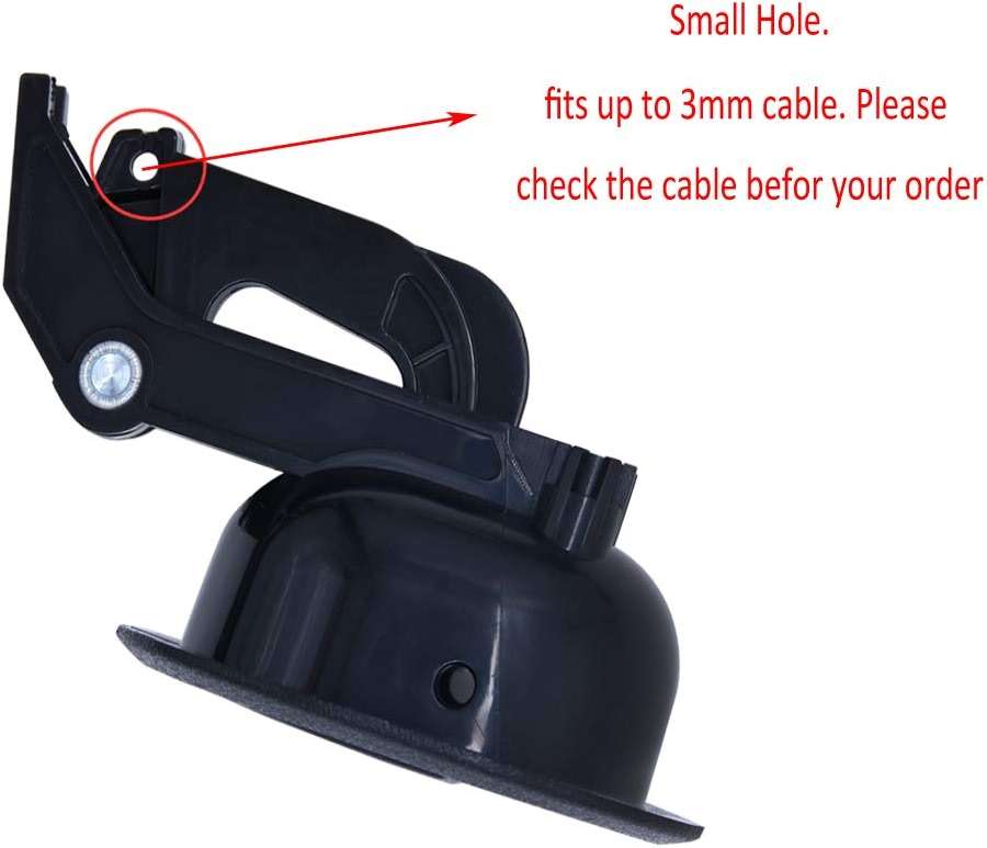 Universal Recliner Release Pull Handle, Oval Plastic Sofa Chair Replacement Parts Without Cable Fits 3mm - Image 4