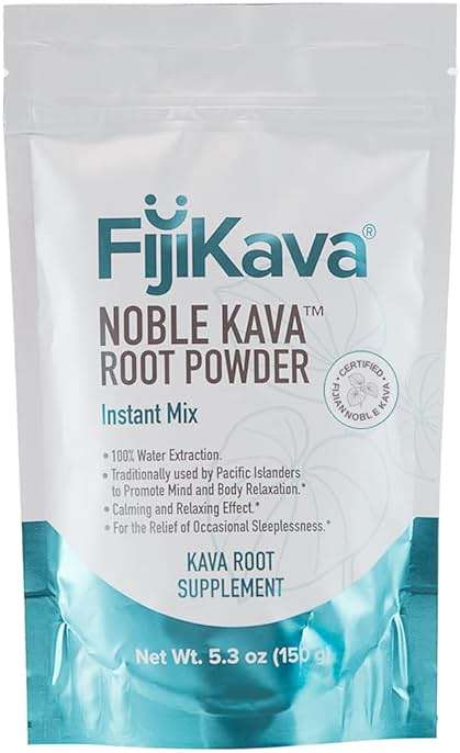 FijiKava Instant Kava Kava Powder 150g – Premium Kava Root Powder with High Kavalactone Content – Natural Relaxation Aid for Calmness, Stress Relief, and Sleep Support – Easy-to-Mix - Image 1