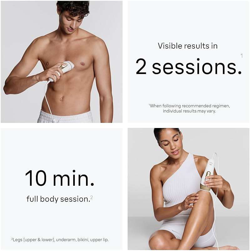 Braun IPL, Silk·Expert Pro 5, IPL Hair Removal for Women and Men, Permanent Laser Hair Reduction At-Home, 2 Heads, Pouch, IPL5137 - Image 3