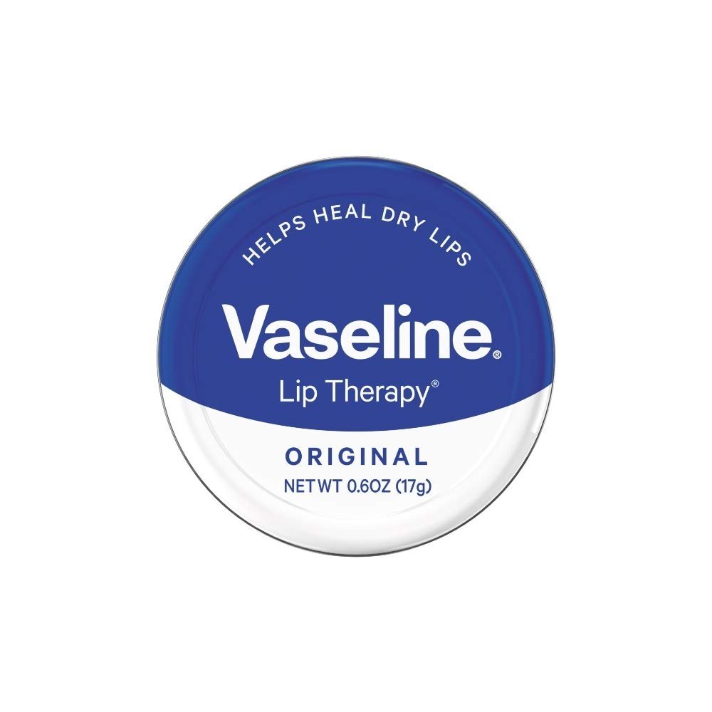 Vaseline Therapy Lip Balm Tin, Original, 0.6 Ounce (Pack of 3) - Product Image