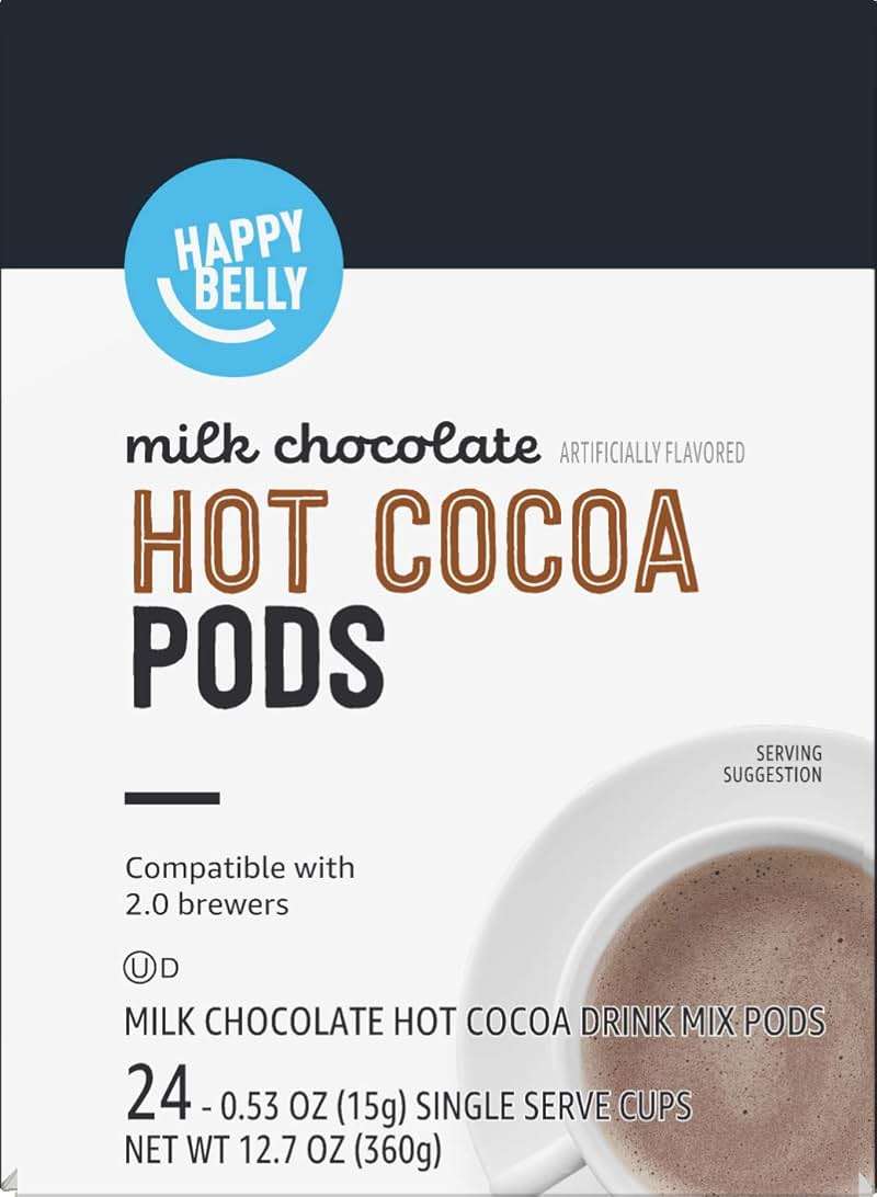 Happy Belly Hot Cocoa Pods, Milk Chocolate, 24 Count - Image 3