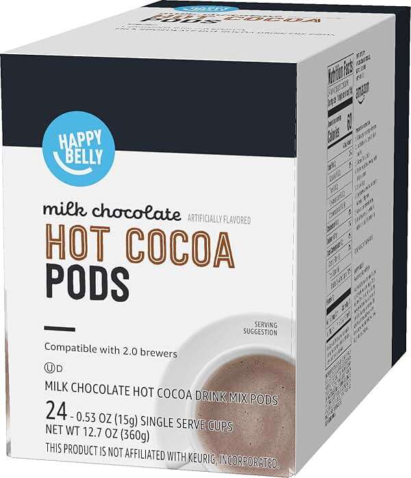 Happy Belly Hot Cocoa Pods, Milk Chocolate, 24 Count - Image 7