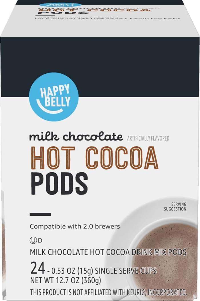 Happy Belly Hot Cocoa Pods, Milk Chocolate, 24 Count - Image 8