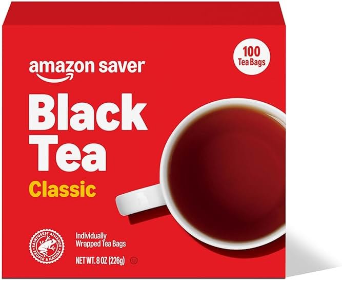 Amazon Saver, Classic Black Tea, 8 Oz, 100 Ct - Product Image