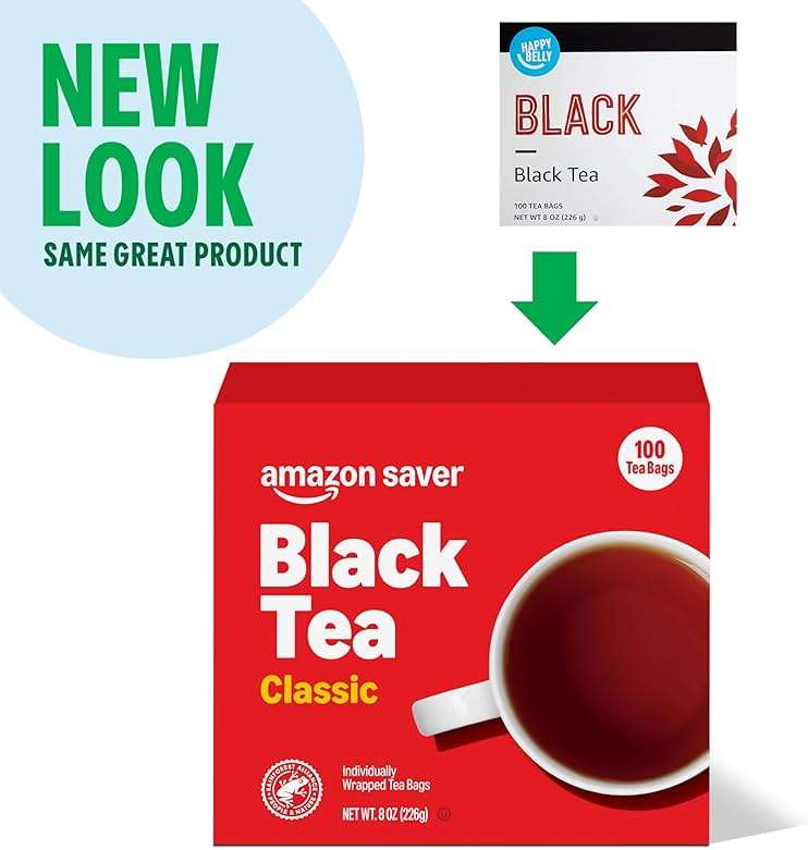 Amazon Saver, Classic Black Tea, 8 Oz, 100 Ct - Image 3