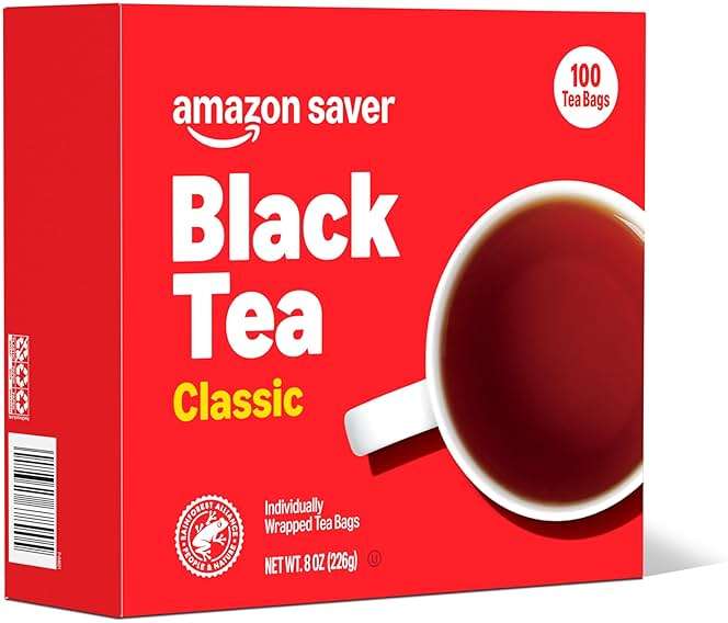 Amazon Saver, Classic Black Tea, 8 Oz, 100 Ct - Image 4