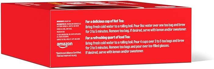 Amazon Saver, Classic Black Tea, 8 Oz, 100 Ct - Image 5