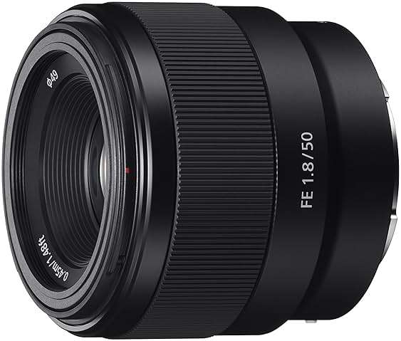 Sony - FE 50mm F1.8 Standard Lens (SEL50F18F/2), Black - Image 1