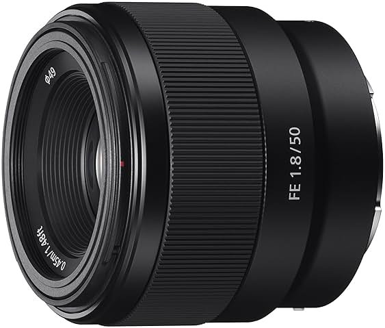 Sony - FE 50mm F1.8 Standard Lens (SEL50F18F/2), Black - Product Image