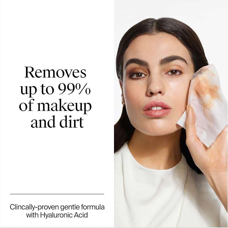 Neutrogena Hydro Boost Cleansing Wipes Makeup Remover for Face Micellar Gently Removes Oil, Dirt, and Waterproof Makeup Daily with Hydrating Hyaluronic Acid, 25 ct - Image 3
