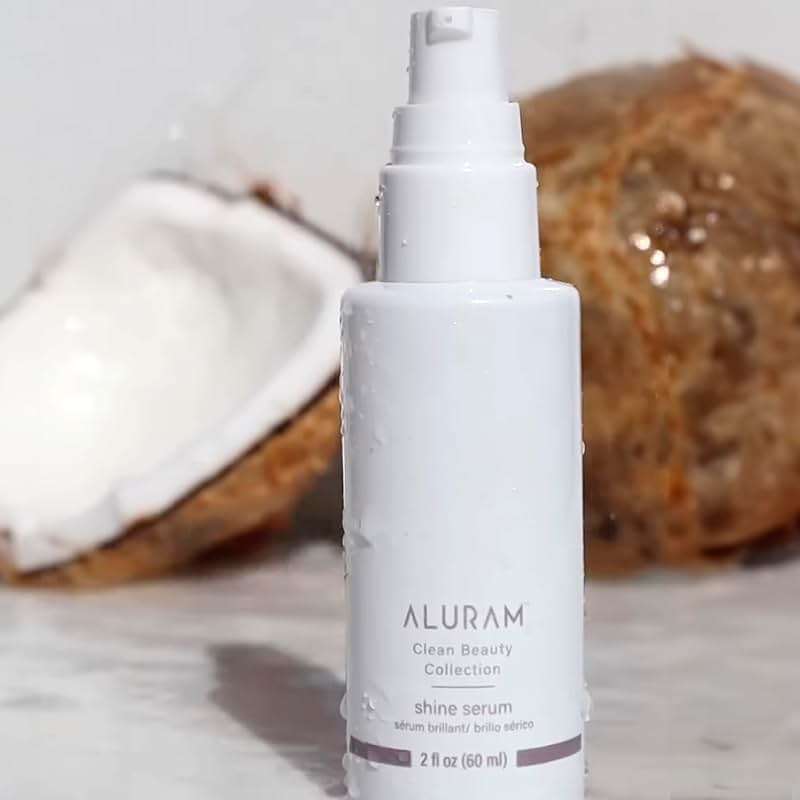 ALURAM Coconut Water Shine Serum, Frizz Elimination & Radiant Gloss for All Hair Types, 2 Fl Oz - Image 3