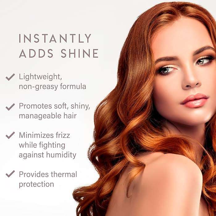 ALURAM Coconut Water Shine Serum, Frizz Elimination & Radiant Gloss for All Hair Types, 2 Fl Oz - Image 4