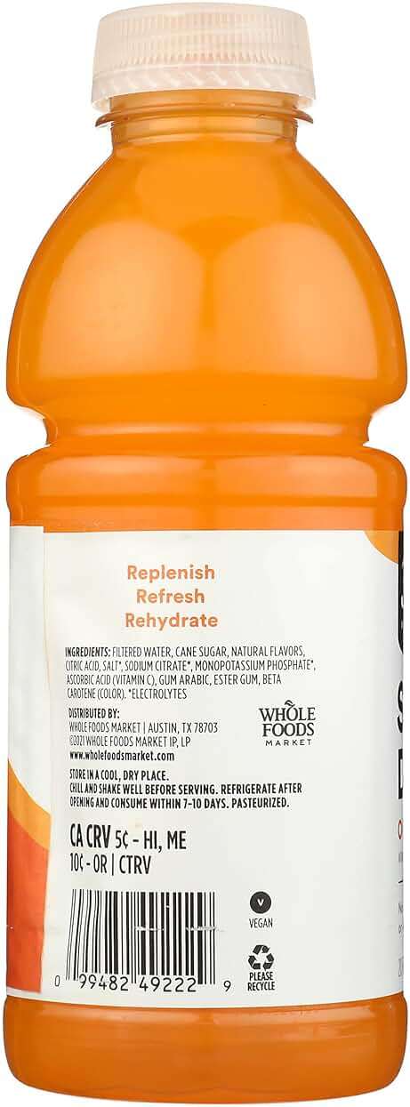 365 by Whole Foods Market, Sports Drink, Orange, 20 Fl Oz - Image 5