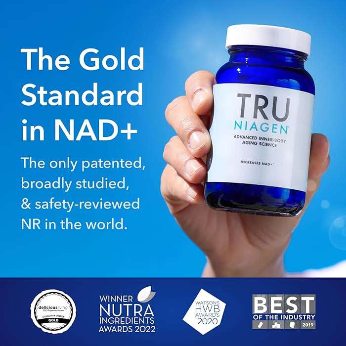 TRU NIAGEN Patented NAD Supplement for Anti Aging and Cell Regeneration, 300mg Niagen, 30 Servings | Supports Cellular Energy, Brain, Muscle | Nicotinamide Riboside (NR) Take 1 Daily | 2 Bottles - Image 5