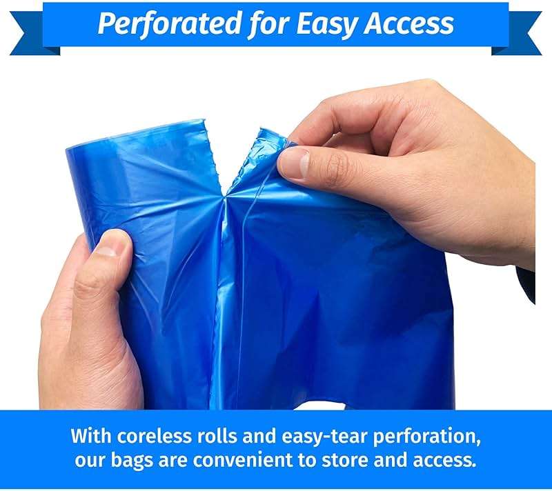 Reli. SuperValue 33 Gallon Recycling Bags (120 Count) Made in the USA - Blue Trash Bags, 30-33 Gallon | Recycling, Garbage | 33Gal with 30Gal - 35Gal Capacity - Image 7