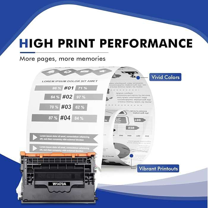 147A Black Toner Cartridge Compatible for HP 147A M612 Toner Cartridge W1470A 147X W1470X for HP LaserJet Enterprise M610n M611dn M611x M612dn M612x MFP M634h M635fht M635h M636fh Printer Ink (1-Pack) - Image 4