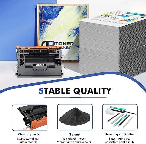 147A Black Toner Cartridge Compatible for HP 147A M612 Toner Cartridge W1470A 147X W1470X for HP LaserJet Enterprise M610n M611dn M611x M612dn M612x MFP M634h M635fht M635h M636fh Printer Ink (1-Pack) - Image 5