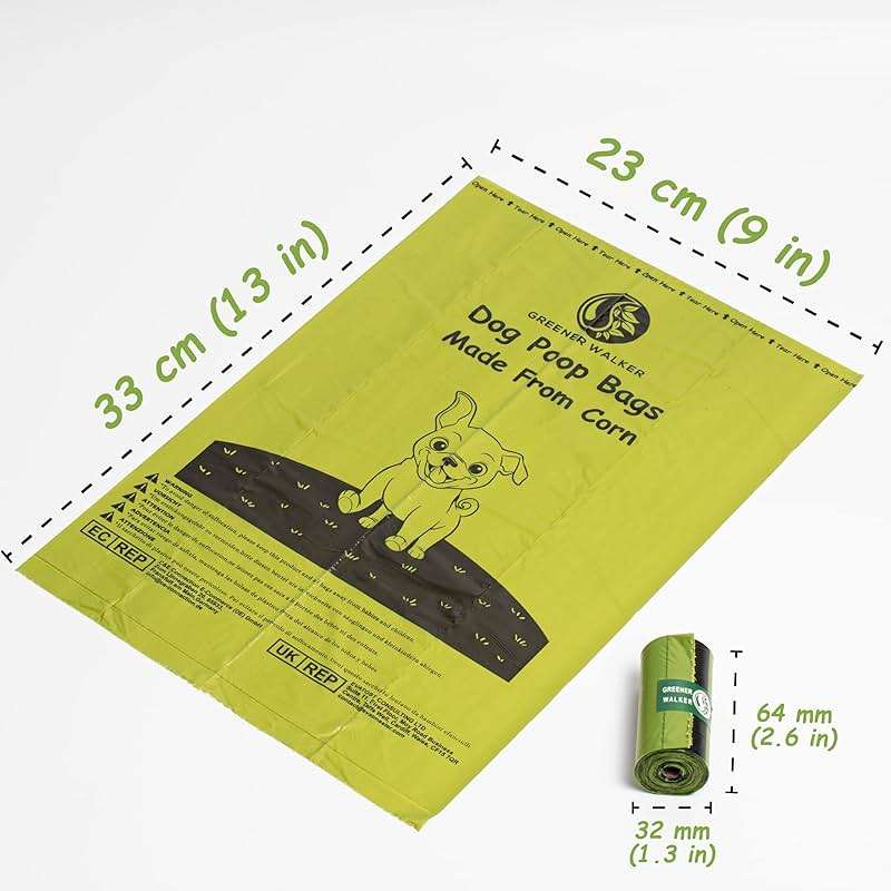 Greener Walker Poop Bags for Dog Waste-540 Bags,Extra Thick Strong 100% Leak Proof Dog Waste Bags (Green) - Image 6