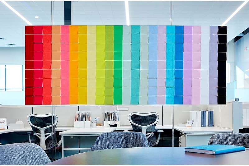 Post-it Super Sticky Notes, 15 Sticky Notes Pads, 3 x 3 in., School Supplies and Office Supplies, 2X the Sticking Power, Assorted Brights - Image 13