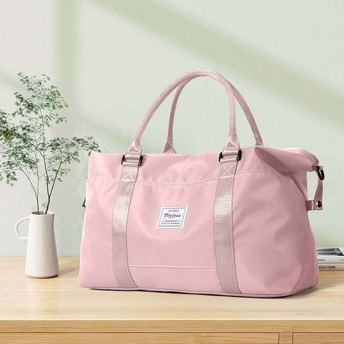 Travel Duffel Bag, Carry On Overnight Weekender Bags for Women | Travel Bag with Wet Pocket & Trolley Sleeve, For Spirit Airlines 18x14x8 Personal Item Bag - Image 9